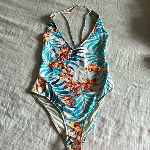 Strappy low back Rip Curl one piece